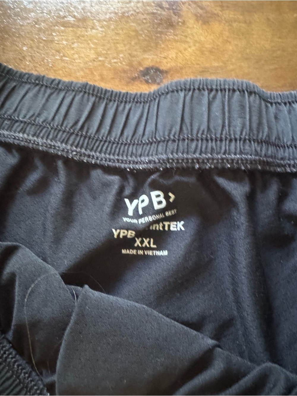 Women's Abercrombie YPB sprintTEK High Rise Lined Short Size XXL Black + Navy - Picture 4 of 6